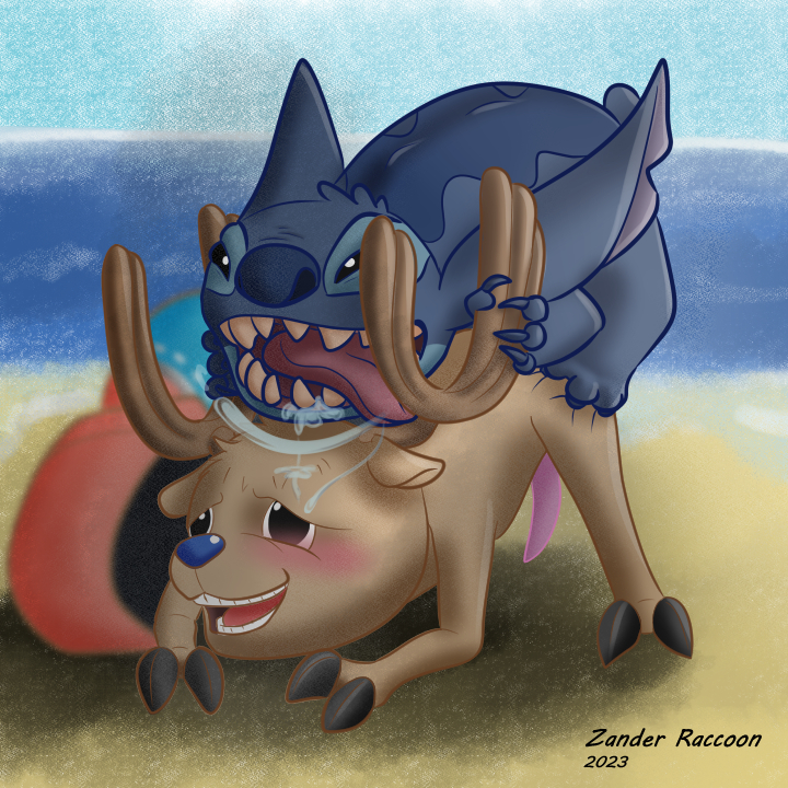 Rule 34 – 1:1 alien anthro beach bodily fluids disney duo feral genitals lilo and stitch male male/male one piece penetration penis saliva seaside stitch (lilo and stitch) tony tony chopper zanderraccoon | 8926757