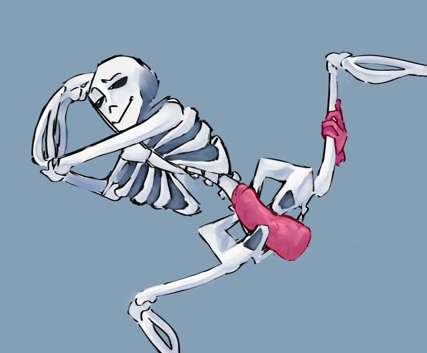 Rule 34 – blue bone cock dick large penis leg grab naked one leg up sans sans (undertale) undertail undertale undertale fanfiction white body | 9069323