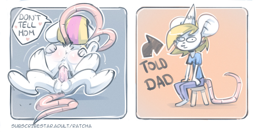 Rule 34 – 2023 absurd res anthro anthro on anthro anthro penetrated anthro penetrating anthro penetrating anthro anus ass brother (lore) brother and sister (lore) brother penetrating sister clothed clothing dialogue digital media (artwork) dunce cap duo english text erection female female penetrated fur genitals hair hat headgear headwear hi res incest (lore) iris (ratcha) male male/female male penetrating male penetrating female mammal mouse murid murine nude penetration penile penile penetration penis penis in pussy pussy ratcha rodent sex sibling (lore) sister (lore) skye (ratcha) tail text twins (lore) vaginal penetration vaginal penetration | 8376841