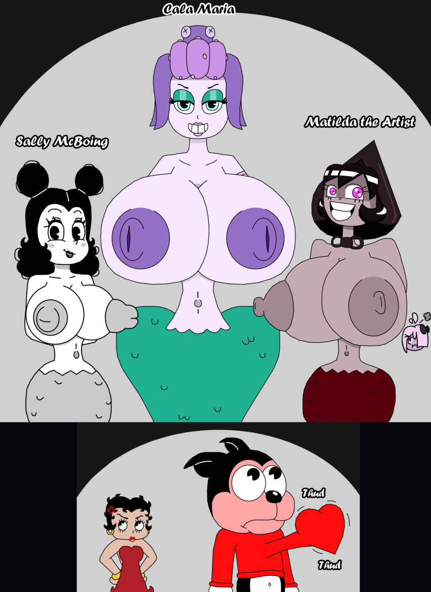 Rule 34 - 1boy 1boy4girls 2023 4girls Angry Betty Boop Big Nipples Bimbo (betty  Boop) Black Hair Cala Maria Canine Cartoony Collaterale1 Cuphead (game)  Digital Drawing (artwork) Digital Media (artwork) Female Fleischer