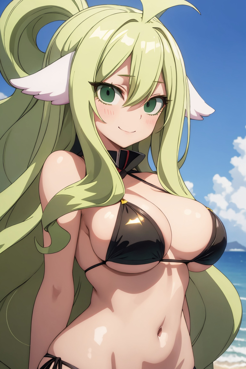 Rule 34 - Ai Generated Beach Big Breasts Bikini Fairy Tail Mavis Vermilion  | 8948771