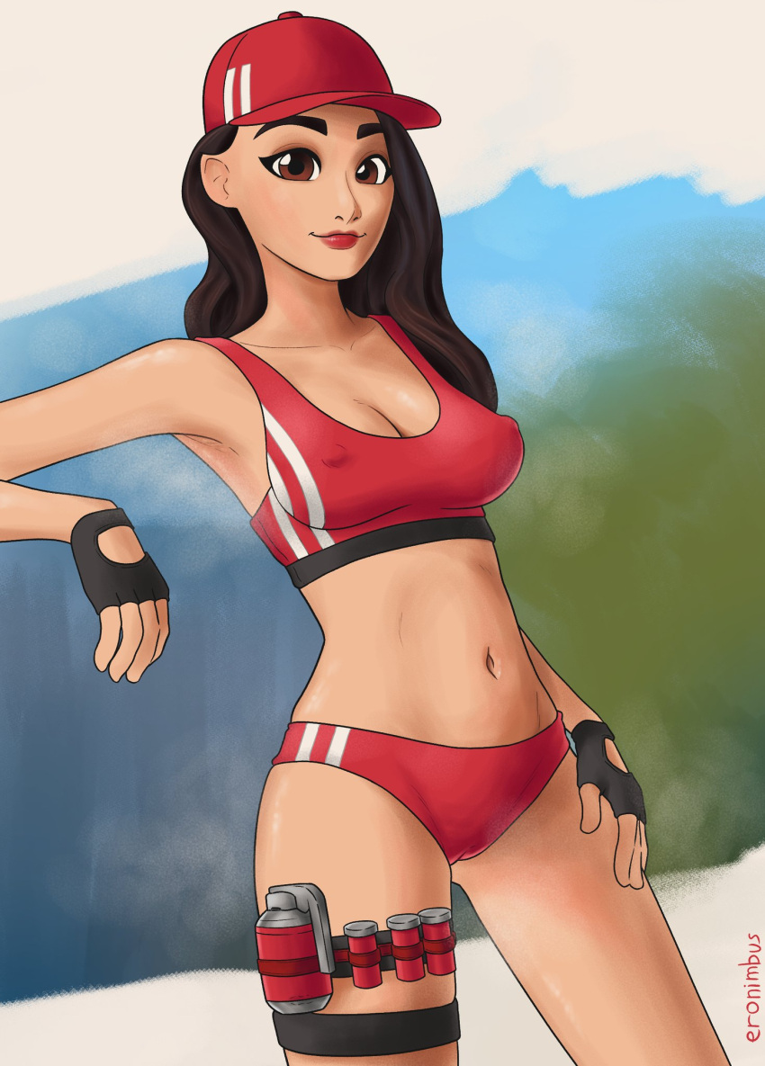 Rule 34 - Bikini Brown Eyes Eronimbus Fortnite Gloves Grenade Hat Red  Bikini Red Hat Ruby (fortnite) Tagme | 8724316