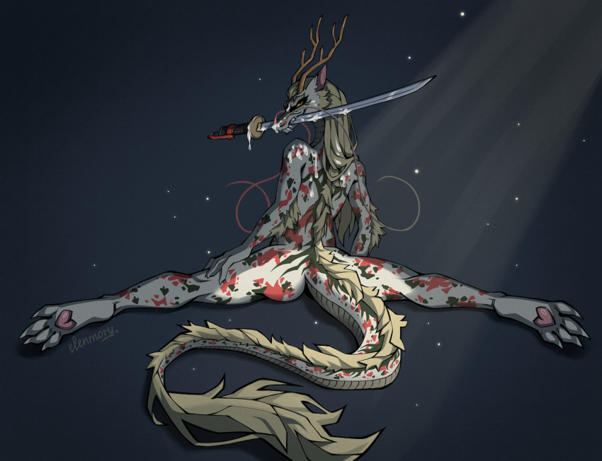 Rule 34 – after sex amur carp anthro asian mythology ass bite bitting blade blonde hair bodily fluids brown body carp claws clothing cum cum everywhere cum in hair cum on back cum on cheek cum on face cum on muzzle cum on object cyprinid cypriniform dragon east asian mythology eastern dragon elenmory fangs feet female fish foot fetish genital fluids hair hynvale iavyaling xi mauryl katana koi legwear light long hair long tail looking at viewer looking back looking back at viewer looking pleasured marine melee weapon messy mythology night pawpads paws perspective presenting presenting hindquarters rear view simple background sitting smile solo spread legs spreading sunlight sword sword in mouth tail tail motion tailwag tan body teeth thigh highs typical carp weapon yellow eyes | 9034037