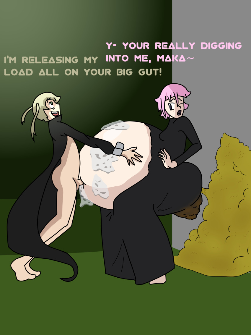 Rule 34 - Anime Belly Piercing Belly Sex Big Belly Big Butt Big Penis  Chaoticbabylon Crona (soul Eater) Cum Cum On Belly Cum On Body Fart Fart  Cloud Fart Fetish Farting Maka