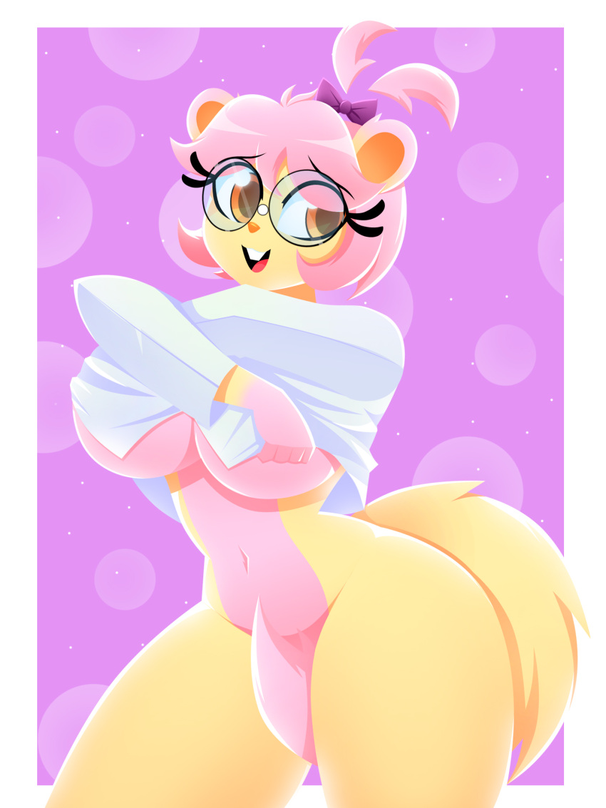 Rule 34 – big breasts big hips bottomless chinchilla cilia (luiggikart) cilia (superyinyangyogalaxy) cilia (woo foo battlefield) clothing covering crotch tail underboob undressing white blouse xan-gelx(xan) yin yang yo! oc | 9062809