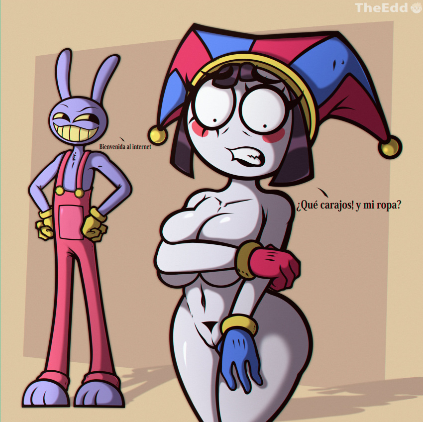 Rule 34 – 1boy 1girls 2023 2d 2d (artwork) 2d artwork anthro artist request big ass big breasts blush blushing brown hair bunny bunny ears clenched teeth clothed/nude clothed male clothed male nude female clothed on nude completely naked completely nude completely nude female covering covering breasts covering self dialogue eddputaslee embarrassed embarrassed nude female exposed pussy female glitch productions gloves gloves only gooseworx huge breasts jax (the amazing digital circus) jester jester cap jester costume jester girl jester hat jester outfit looking at partner looking down male naked naked female nude nude female only one naked pomni pomni (the amazing digital circus) purple body pussy short hair smug smug expression smug grin spanish text squished breasts squishing breasts the amazing digital circus thick thighs thighs translated translation check white body wide hips yellow eyes yellow mouth | 8856791