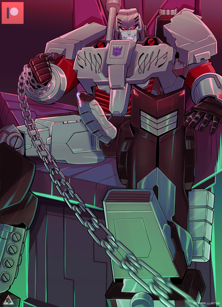 Rule 34 – 1boy 2021 5 fingers bara black body chains cyber lust56 decepticon dominant male gay green light grey body holding chain humanoid machine megatron metal penis metallic body patreon patreon logo precum precum on penis raised foot red eyes red light red lipstick robot robot humanoid smiling smiling at viewer solo male spread legs tagme thick penis throne transformers transformers prime yaoi | 8972501