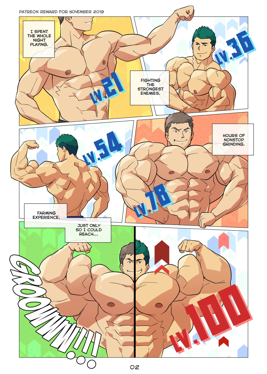 Rule 34 - Back Muscles Bara Biceps Cocky Cocky Smile Double Biceps Pose  Flexing Flexing Arms Flexing Bicep Flexing Muscles Gameplay Mechanics Gay  Latissimus Dorsi Lats (muscle) Level Up Male Only Monster