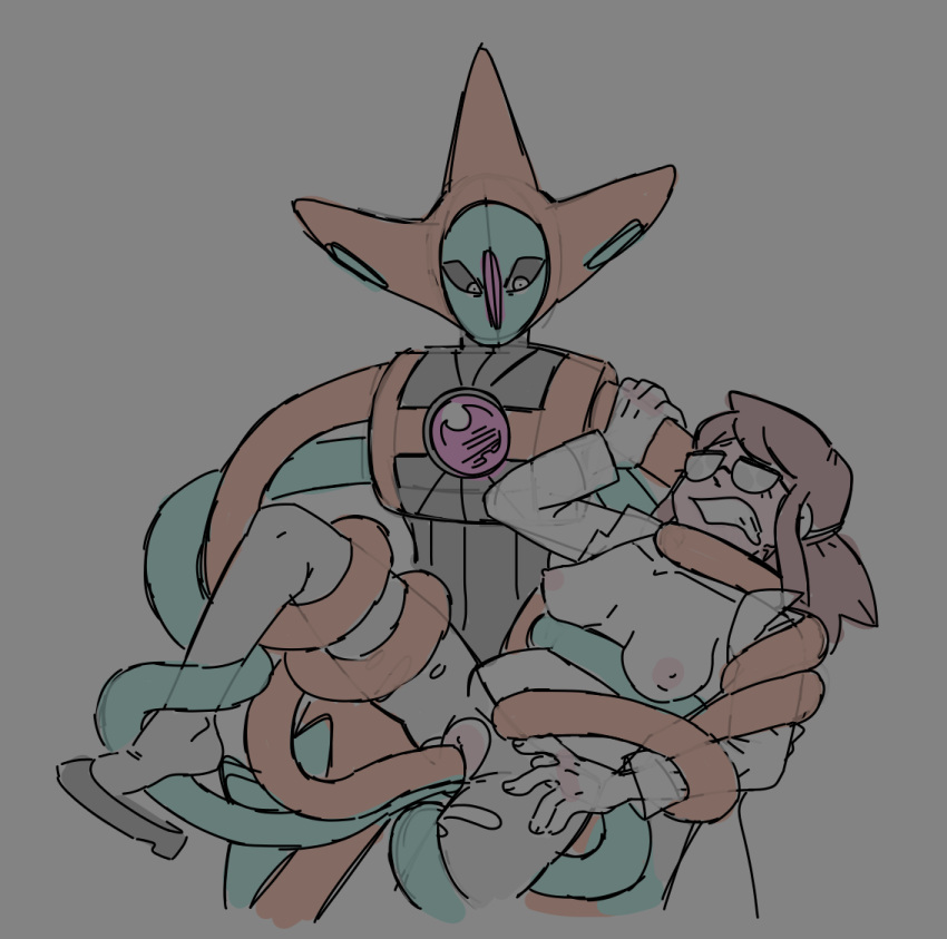 Rule 34 – ambiguous gender asphyxiation bigwetslapper bondage bondage bound choking deoxys duo female forced generation 3 pokemon humanoid intersex intersex/female legendary pokemon nintendo penetration pokemon pokemon (species) restrained tentacle tentacle penetration wrapped up | 8958004