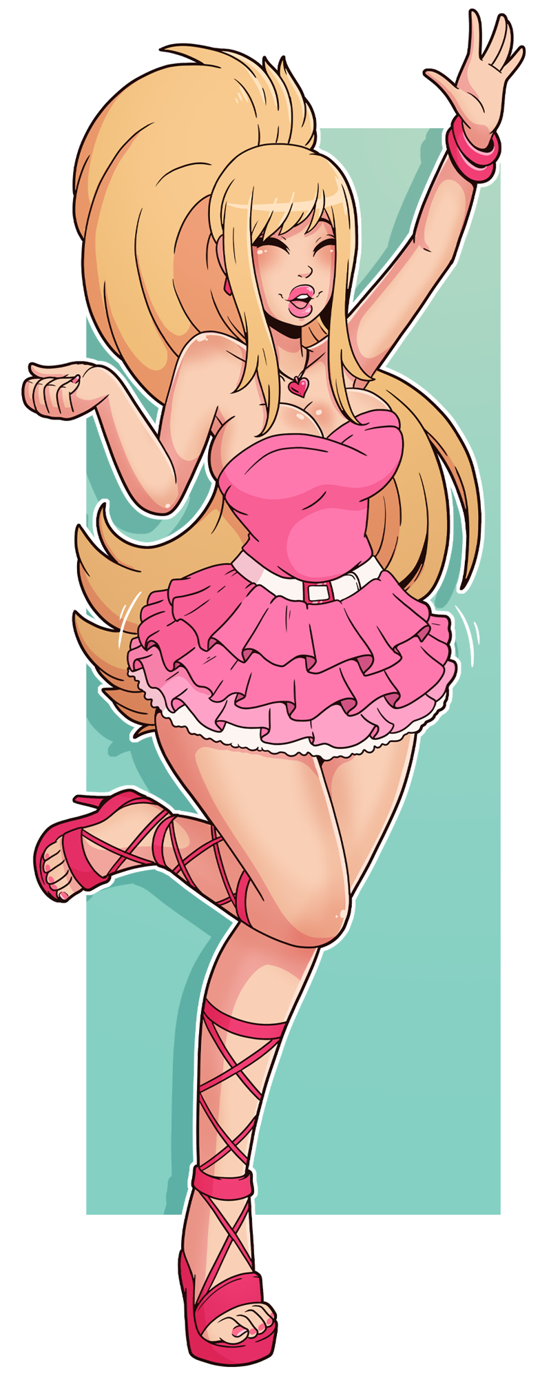 Rule 34 – asian female ass expansion bimbofication breast expansion cleavage female fully clothed high heels large breasts lip expansion mid-transformation midriff navel short dress story at source thigh expansion transformation wrenzephyr2 | 9152989