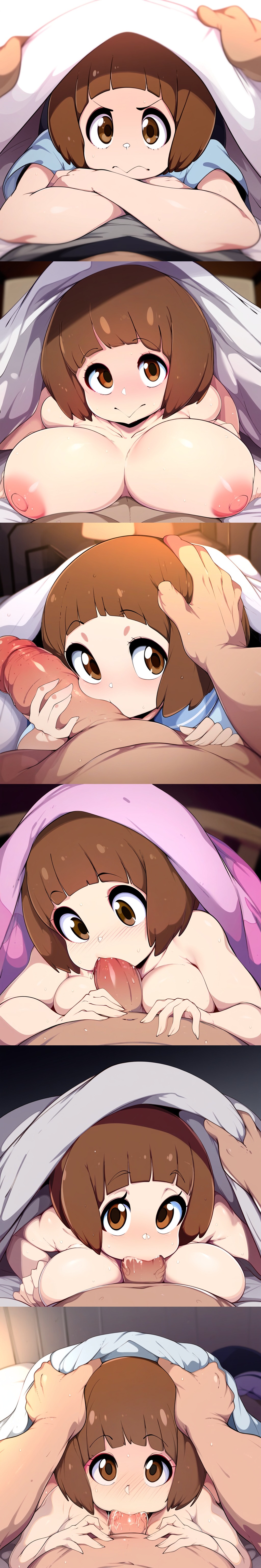 Rule 34 – ai generated blanket comic cum fellatio kill la kill mankanshoku mako novelai under blanket | 9143103
