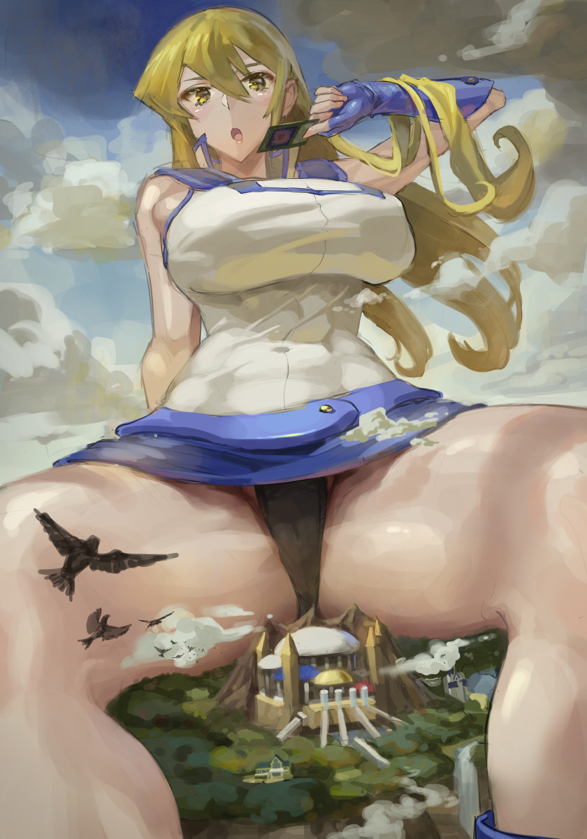 Rule 34 - Alexis Rhodes Asuka Tenjoin Black Panties Blonde Hair Destruction  Duel Academy Uniform (yu-gi-oh! Gx) Female Only Giantess Golden Eyes Huge  Breasts Island Kazo Macro Sitting Thick Thighs Uniform Yu-gi-oh!