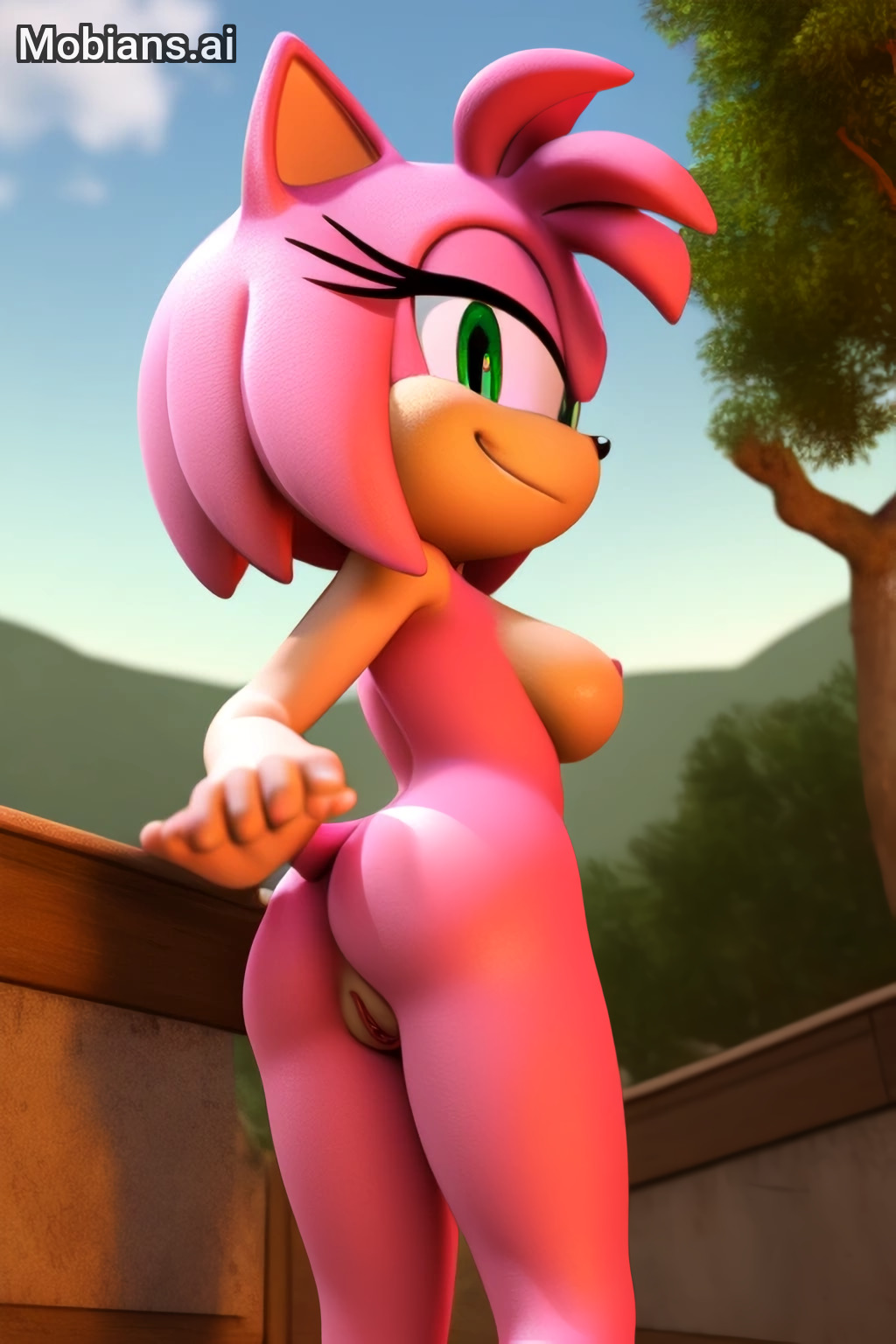 Rule 34 - 1girls 3d Ai Generated Amy Rose Anthro Ass Ass Bedroom Eyes  Breasts Completely Nude Eyelashes Female Female Focus Female Only Green  Eyes Hedgehog Looking At Viewer Looking Back Mobians.ai