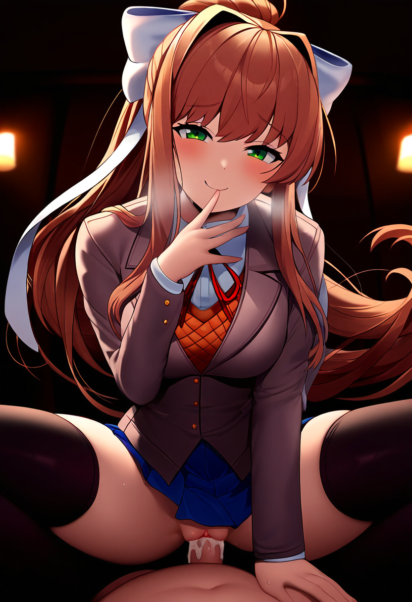 Monika's dark allure to a forbidden world