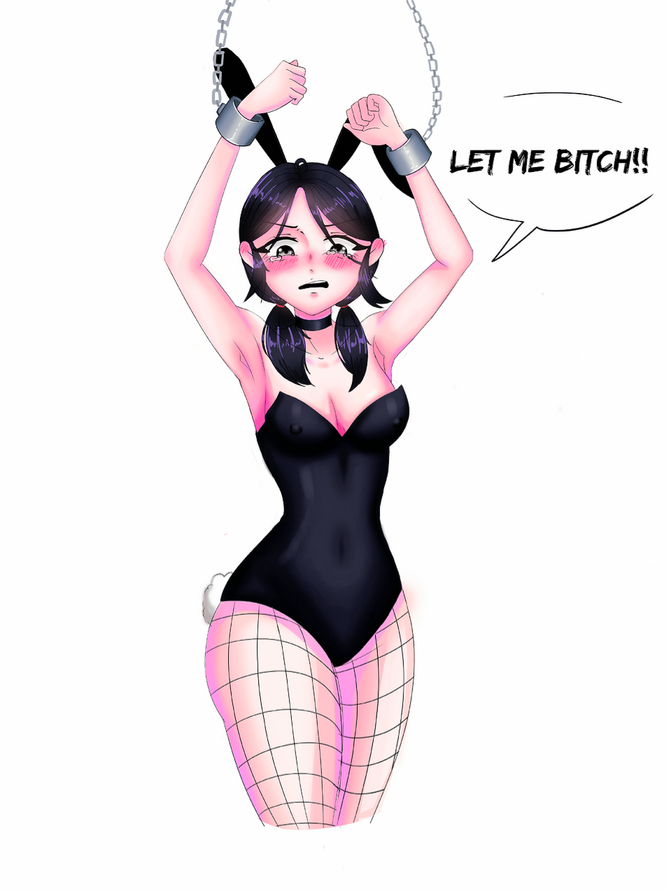 Rule 34 Black Hair Bondage Brawl Stars Bunny Ears Bunny Girl  