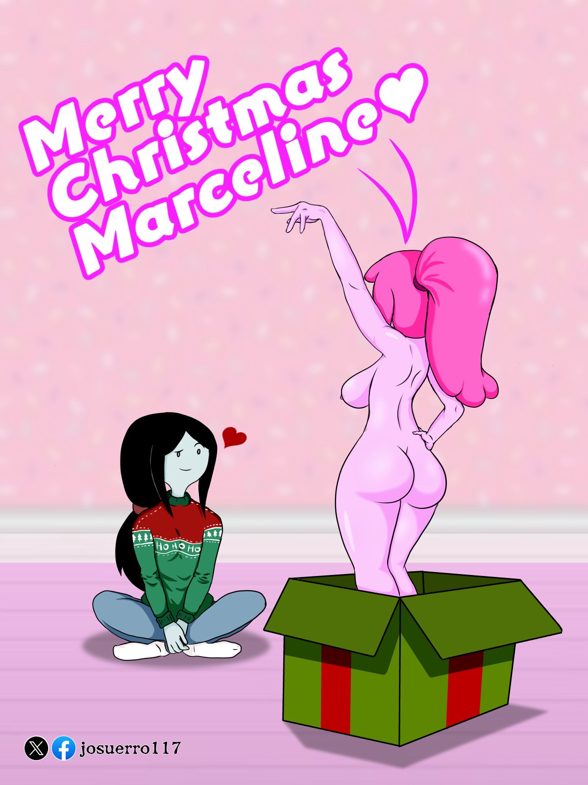 Rule 34 - Adventure Time Christmas Christmas Present Josuerro Marceline Nude  Princess Bubblegum | 9237617