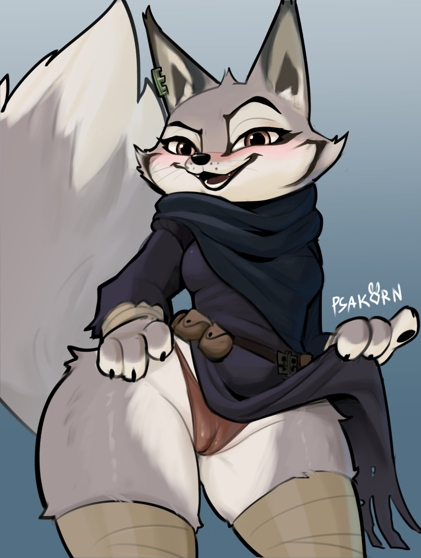 Rule 34 – 2023 absurd res anthro bedroom eyes blush bottomless bottomless anthro bottomless female breasts camel toe canid canine clothed clothing clothing lift corsac fox digital media (artwork) dreamworks dreamworks smirk female fox front view fur grey body happy hi res kung fu panda looking at viewer mammal narrowed eyes open mouth panties portrait psakorn tnoi scarf seductive shirt shirt lift signature simple background small breasts smile smirk solo standing tail teeth three-quarter portrait tongue topwear underwear zhen (kung fu panda) | 9168533