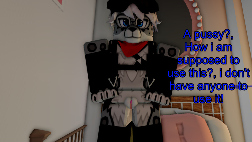 Anthro Pussy Porn - Rule 34 - Anthro Cuntboy Furry Pussy Roblox Snow Leopard Solo Tigstren  Trans | 9249381