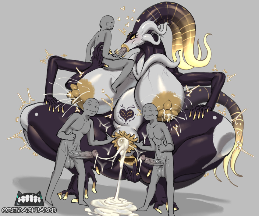 Rule 34 – alien alien girl anthro areola balls big breasts bodily fluids breasts cum cum in pussy cum inside eldritch abomination eldritch being eldritch horror fellatio female genital fluids genitals giantess group heart hi res human human on anthro interspecies lactating larger female mammal multiple boys nightmare waifu nipples oral penile penis sex size difference smaller male succubus tattoo the succubus(zeblackballd) womb tattoo ze blackball.d zeblackballd (artist) | 9140705