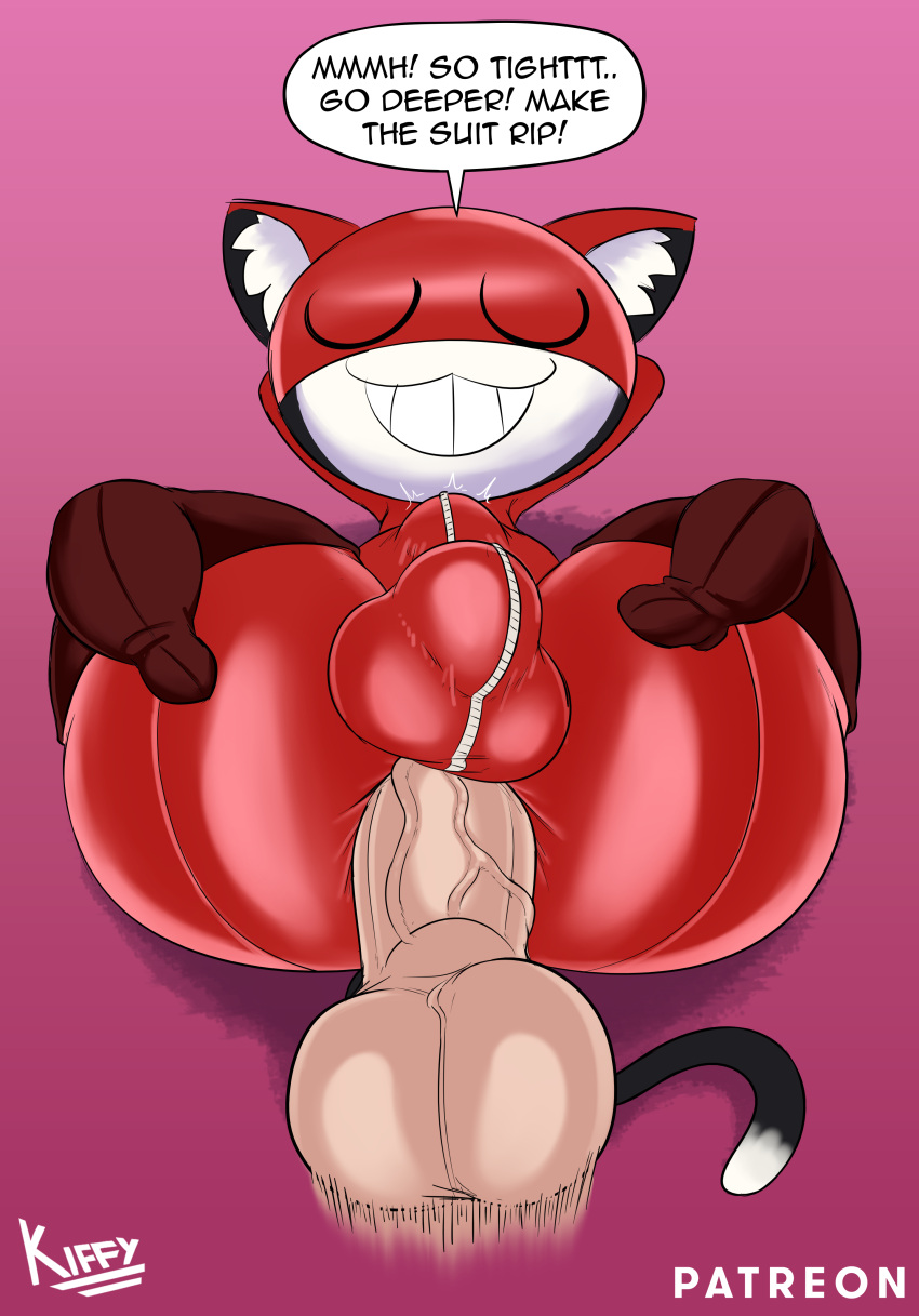 Rule 34 – absurd res anal anal sex anthro ass atlus balls big balls big butt big penis boots bulge closed eyes clothing clothing penetration dipstick tail disembodied penis domestic cat duo english text exclamation point felid feline felis footwear genitals hands behind head hi res high heeled boots high heels huge butt huge thighs inner ear fluff kiffy (artist) male male/male male penetrated male penetrating male penetrating male mammal markings mask megami tensei megami tensei persona morgana (persona) multicolored body penetration penis sega sex skinsuit smile speech bubble stomach bulge tail tail markings text thick thighs tight clothing tuft tuxedo cat two tone body zipper | 9164436