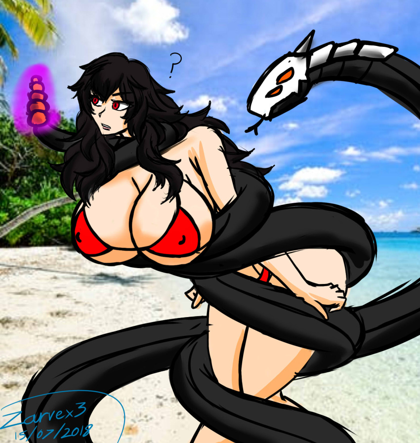 Rule 34 – ? beach big breasts bikini black hair coiling constriction grimm (rwby) huge breasts ocean outdoors outside raven branwen restrained rwby snake wrapped write a good story in the comments zarvex3 | 9203194