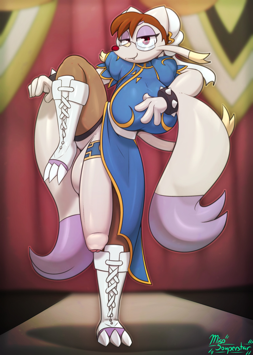 Rule 34 – 1futa 2021 3 toes 4 fingers 5:7 absurd res accessory anthro balls bandage on nose big balls big breasts big penis black bracelet black pupils blue clothing blue dress bracelet breasts brown clothing brown hair brown legwear brown stockings capcom chun-li chun-li (cosplay) claws clothed clothing cock ring cocoa (miso souperstar) cosplay cute fangs dress exposed penis eyeshadow eyewear feet fingers flaccid footwear foreskin functionally nude fur futanari genitals glans glasses grey body grey fur gynomorph hair hi res huge balls huge breasts huge cock huge penis humanoid genitalia humanoid penis intersex jewelry legwear looking at viewer makeup mienshao miso souperstar nintendo no underwear on one leg penis penis accessory penis down penis jewelry pink glans pokémon (species) pokemon pupils purple body purple eyeshadow purple fur raised leg red eyes red nose smile solo spiked bracelet spikes standing stockings street fighter tight clothing toe claws toeless footwear toes uncut video games vignette white claws white clothing white footwear yellow body yellow clothing yellow dress yellow fur | 5161276
