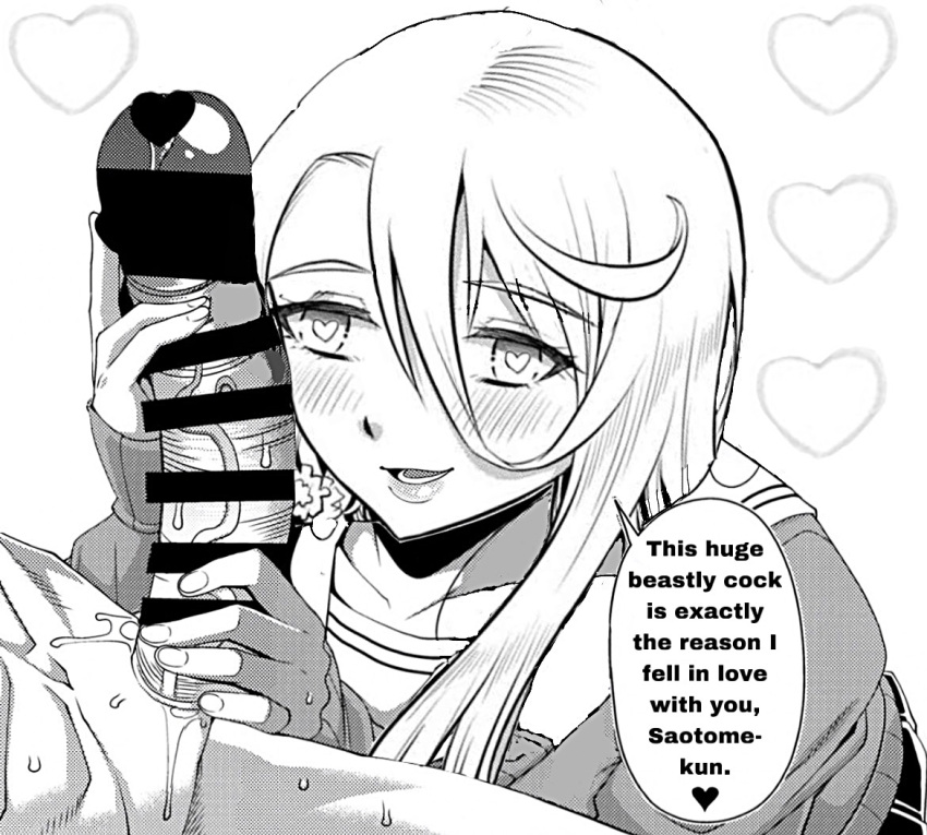 Rule 34 – 1boy 1girls black and white blonde hair doujinshi gyaru heart-shaped pupils huge cock kuzuryuu hanako rubbing penis saotome hodaka yankee yankee jk kuzuhana chan | 9212187