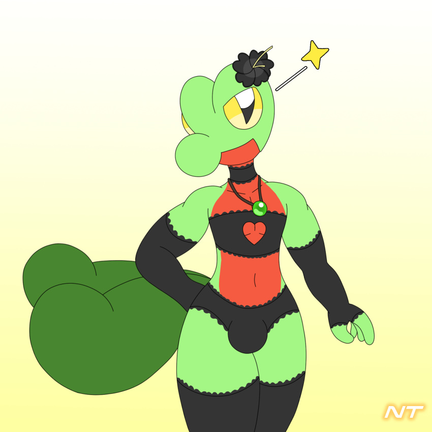 Rule 34 – 1:1 anthro arm warmers armwear belly black clothing black legwear black lingerie black panties black stockings black underwear choker clothed clothing crop top crossdressing femboy fern shinamori generation 3 pokemon girly green body head flower hi res jewelry lace lace choker lace lingerie lace panties lace stockings lace underwear legwear lingerie looking at viewer male multi tail necklace ninjatreecko nintendo panties panty bulge pokemon pokemon (species) pokemorph red belly reptile scalie shirt smile solo standing star stockings tail thighhighs topwear treecko underwear yellow eyes | 9265612