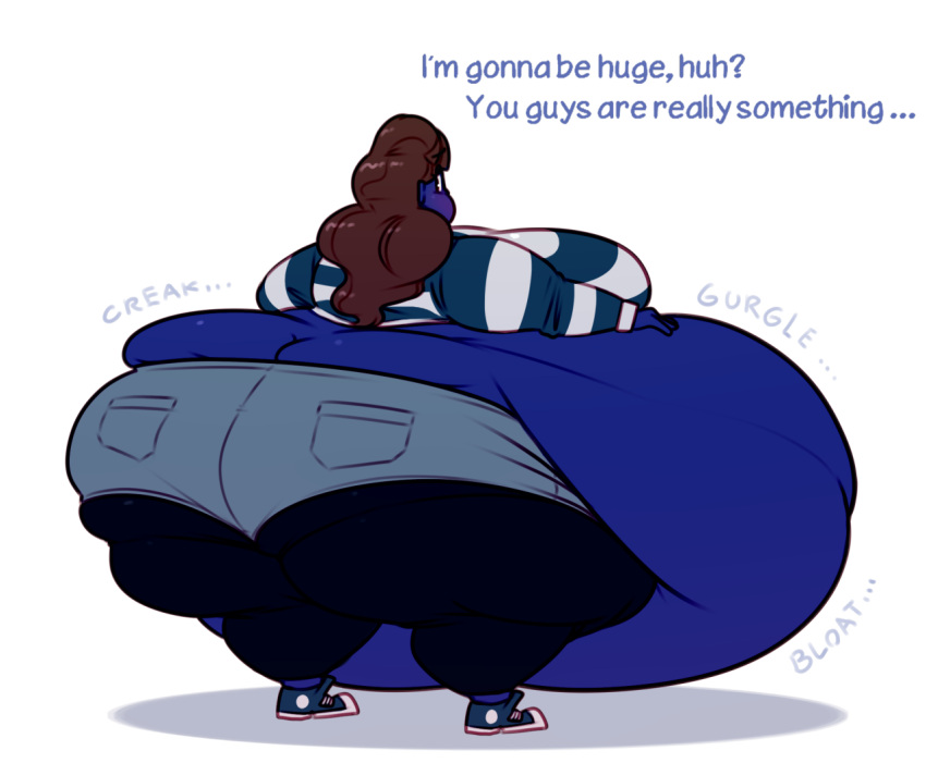 Rule 34 – 1girls aged up ass bigger than head ass cleavage ass expansion backboob belly bigger than head belly expansion big ass big belly big breasts black leggings blue skin blueberry inflation breast expansion breasts bigger than head brown hair denim shorts dialogue hand on belly leggings long hair long sleeves looking back ridiculouscake shoes shorts striped shirt talking to viewer violet beauregarde willy wonka and the chocolate factory | 9151365