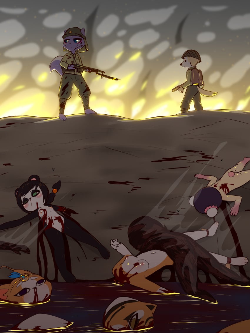 Rule 34 – 3 toes absurd res aggressive retsuko aggretsuko animal crossing anthro ass barefoot battle battlefield bayonet bear blood blood from mouth blood in mouth blood on weapon blood pool blush bodily fluids body blush breasts burn burned canid canine canis clothing colored corpse dead eyes death decapitation dismemberment domestic cat domestic dog dreamworks e254e feet felid feline felis female fire flamethrower genitals giant panda gore group gun headless hi res innie pussy inui (aggressive retsuko) inui (aggretsuko) killing knife kung fu panda mammal master tigress mephitid military uniform navel nintendo nipples nosebleed nude pantherine pekoe (animal crossing) pussy pussy blush ranged weapon rifle ryona sanrio severed arm severed head shikabane shikabane (aggressive retsuko) shikabane (aggretsuko) skunk stab wound tiger toes uniform war weapon world war 2 xi yue (tgww) yaya panda | 9216384