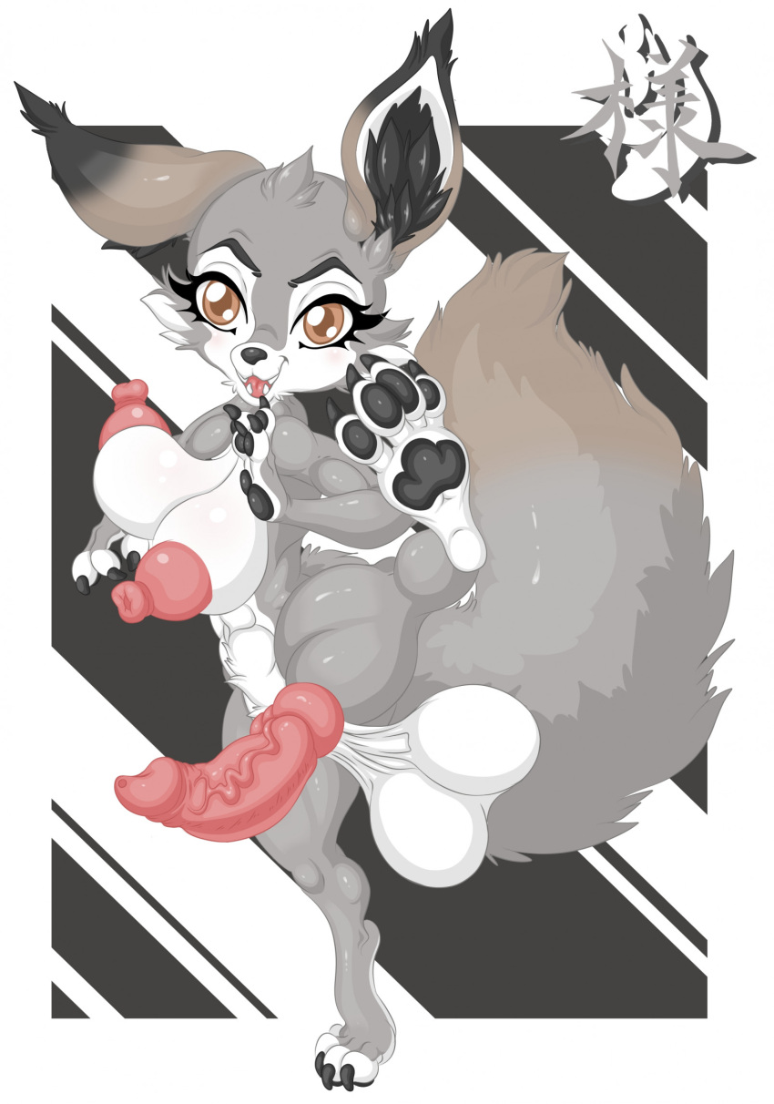 Rule 34 – 2023 2d (artwork) animal genitalia animal penis anthro areola balls big areola big balls big breasts big nipples breasts brown eyes canid canine canine genitalia canine penis claws digital media (artwork) dreamworks fluffy fluffy tail fox fur genitals grey body grey fur gynomorph herm hi res huge nipples intersex kung fu panda looking at viewer mammal multicolored body multicolored fur muscular muscular intersex navel nipples pawpads paws penis raised leg raised tail sagging breasts saggy balls solo srklmsama tail trans (lore) vein veiny penis zhen (kung fu panda) | 9250053