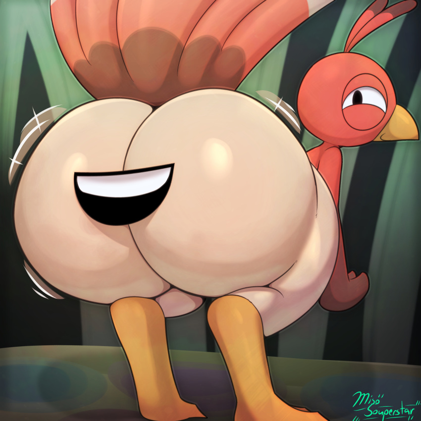 Rule 34 – 1:1 1ambiguous 2021 absurd res ambiguous gender anus mouth ass ass focus ass jiggle avian beak bent over big ass bird black eyes bouncing ass brown body brown feathers bubble butt digital media (artwork) fat ass feathers feral galliform hi res higher resolution duplicate huge ass jiggling looking at viewer looking back miitopia miso souperstar motion lines nude phasianid presenting presenting ass presenting hindquarters rear view red body red feathers smile smiling smiling at viewer smirk solo tan body tan feathers thick thighs turkey twerkey vignette yellow beak | 9243750