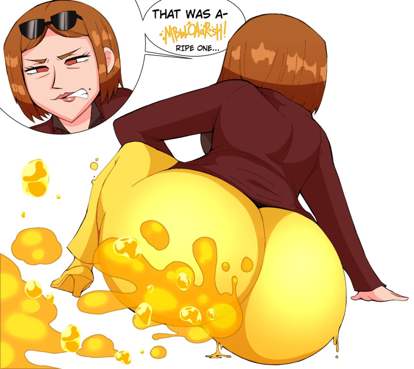 Rule 34 – 1girls big ass brown hair bubblegasx dat ass fart farting fetish inviting voluptuous wet fart yellow pants | 6587443