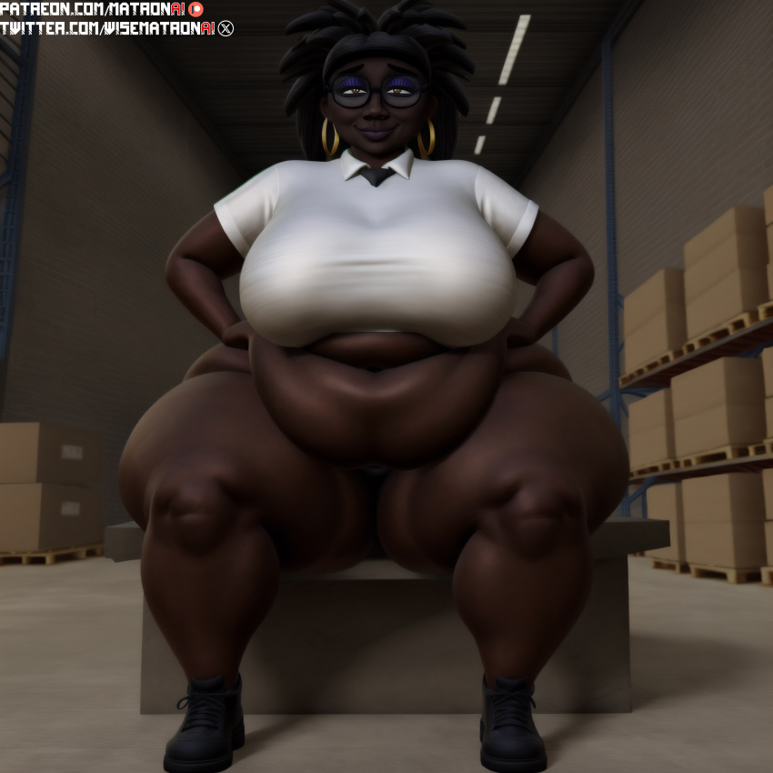Rule 34 – 4k ai generated artifacts and antiquity (game) bbw belly big belly big breasts black body black hair breasts breasts dark-skinned female dark nipples dark skin fat female female only glasses gracie (zed technician) highres hips huge breasts huge hips huge thighs large breasts massive breasts massive thighs matronai (artist) patreon patreon username pinup solo solo female ssbbw stable diffusion thick thighs thighs twitter username wide hips zed technician games | 9181567