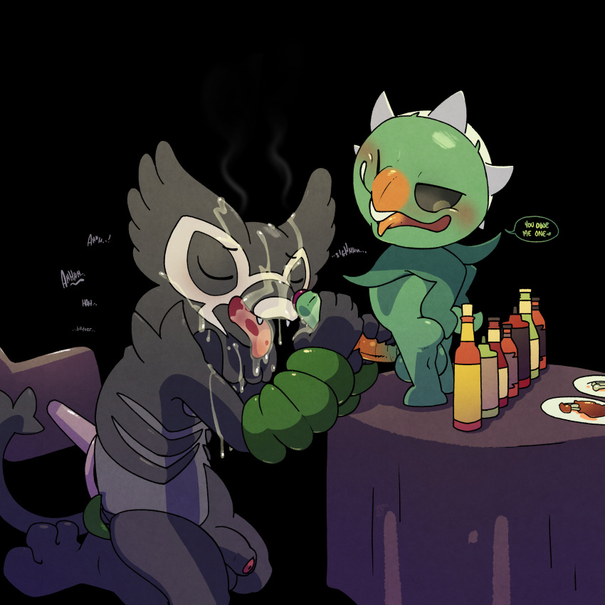 Rule 34 – absurd res argon vile ass balls blush bodily fluids butt grab capsakid crying cum cum in mouth cum inside cum on face desperation dialogue duo english text food foreskin furniture generation 8 pokemon generation 9 pokemon genital fluids genitals hand on butt hand on own butt handjob hi res hot ones hot sauce kneeling legendary pokemon long penis looking at viewer male male/male multicolored penis nintendo on table oops open mouth penile penis penis grab pokemon pokemon (species) rainbow penis sex size difference small but hung small dom big sub spicy steam table tears text tongue tongue out two-handed handjob zarude | 9217749