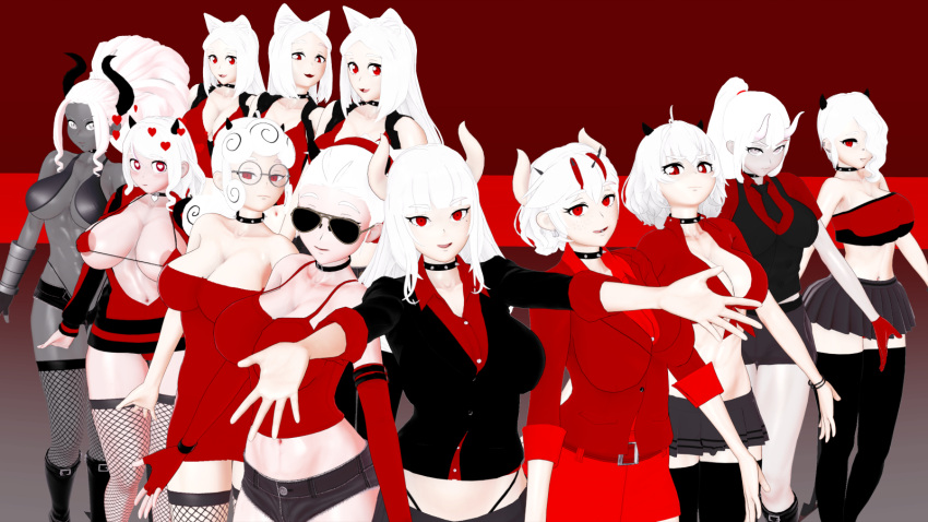 Rule 34 – beelzebub (helltaker) cerberus (helltaker) demon demon horns demon tail dog ears female female only helltaker judgement (helltaker) justice (helltaker) kaoskatsu loremaster (helltaker) lucifer (helltaker) malina (helltaker) modeus (helltaker) pandemonica (helltaker) red eyes tagme white hair zdrada (helltaker) | 9161103