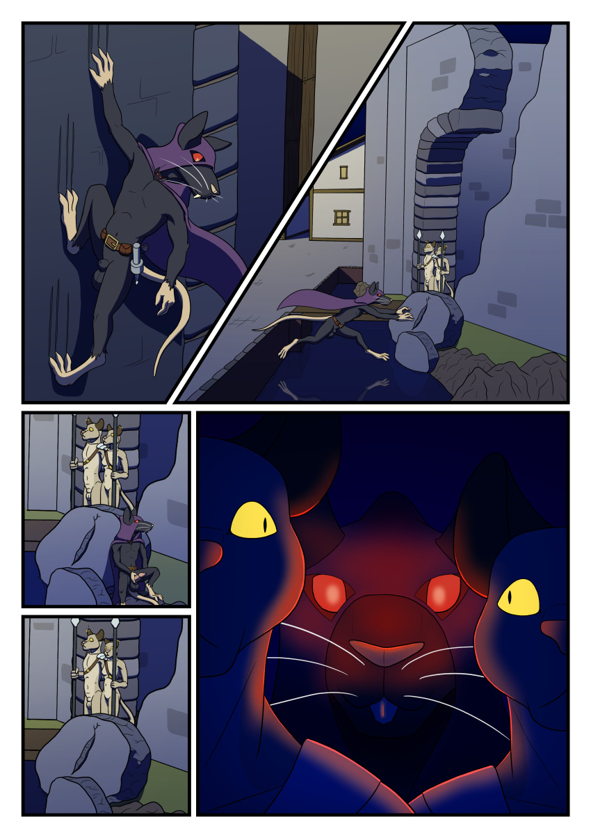 Rule 34 – absurd res animal genitalia anthro armor armor only assassin balls belt belt buckle belt only belt pouch birbdrain black body breasts buckteeth building casual nudity cloak cloak only clothing comic cougar crouching crumbling digital drawing (artwork) digital media (artwork) ear piercing ear ring felid feline female fully sheathed genitals glowing glowing eyes grappling hook guard hi res hiding holding object holding penis holding weapon jumping male mammal melee weapon moat murid murine night pauldron penis piercing polearm rat rat tail red eyes ring piercing rodent sheath sibling (lore) sliding solo spear standing stealth stone wall tail tan body teeth twins (lore) wall (structure) water weapon whiskers window yellow eyes | 9095980