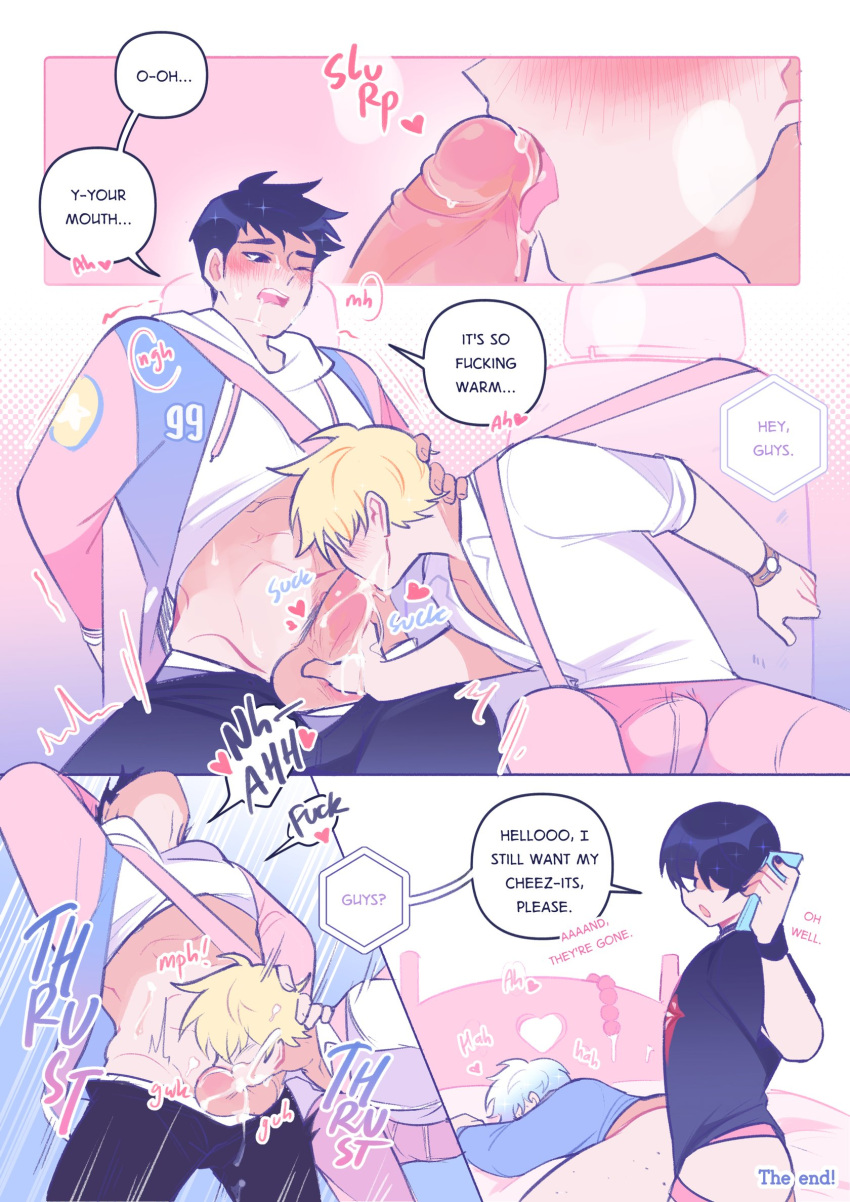 Rule 34 - 2boys 4boys Blowjob Boyfriends (webtoon) Cum Cumming Dialogue Ftm  Gay Oral Oral Sex Refrainbow Yaoi | 9187042