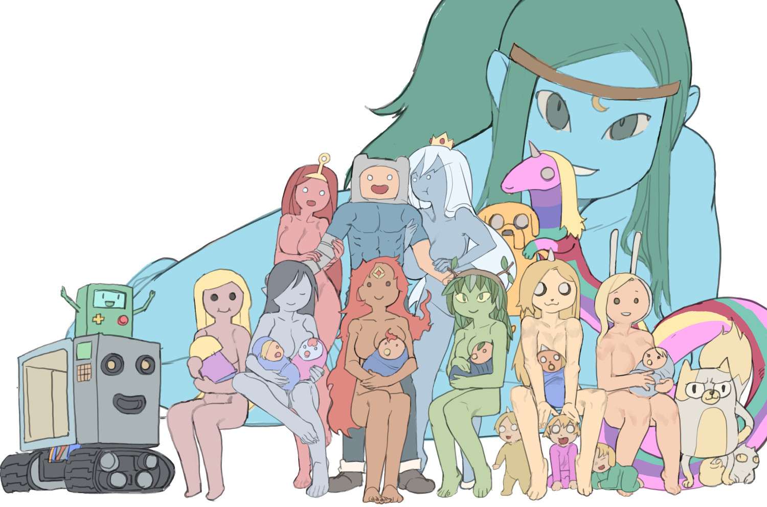 Cartoon Network Porn Lady Rainicorn - Rule 34 - Adventure Time Aged Up Anthro Antlers Baby Black Hair Blonde Hair  Blue Skin Bmo Bronwyn Cake The Cat Canine Canyon (adventure Time) Cartoon  Network Equine Feline Finn The Human