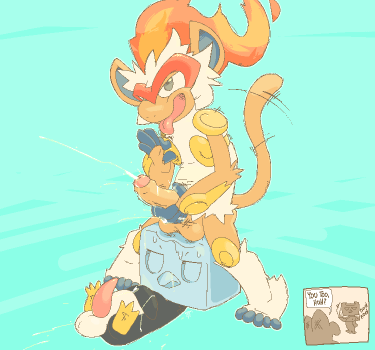 Rule 34 – aliasing argon vile balls bodily fluids cum cumshot cutaway duo eiscue ejaculation erection foreskin generation 3 pokemon generation 4 pokemon generation 8 pokemon genital fluids genitals hi res ice face eiscue infernape male male/male masturbation melting motion lines nintendo nipple fetish nipple pinch nipple play partially retracted foreskin penis pinch pokemon pokemon (species) tail tail motion tailwag tea bagging tongue tongue out treecko | 9270660