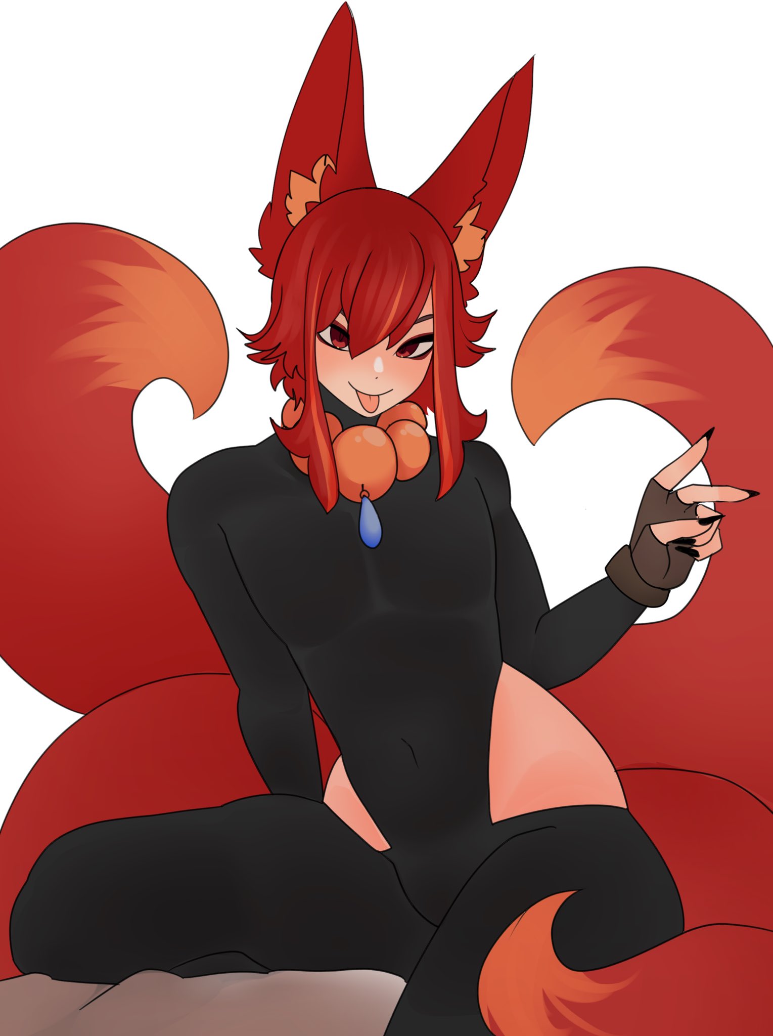 Rule 34 - 1boy Animal Ears Black Clothing Black Fingernails Black Nails  Brown Gloves Brown Handwear Clothed Clothing Fingernails Fox Fox Boy Fox  Ears Fox Tail Gloves Graduated Vtuber Handwear Indie Virtual