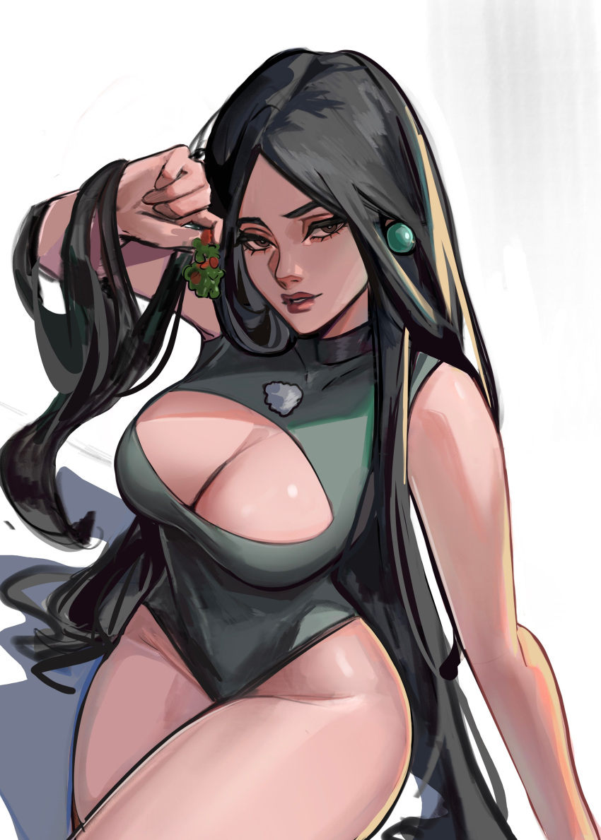 Rule 34 - 1girls Black Hair Boob Window Breasts Cleavage Cutout Clothed  Cute Female Female Only Green Clothing Holly (plant) Human Long Hair No  Visible Genitalia Sage (valorant) Solo Valorant Vile Jp | 9281674