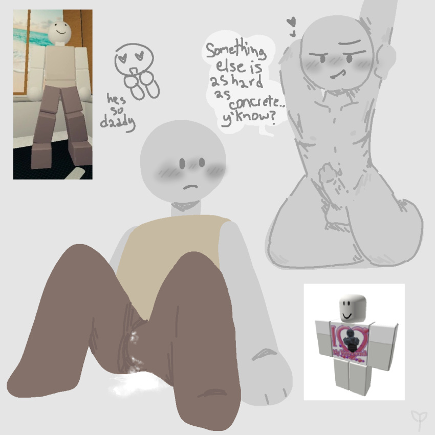 Rule 34 – 2024 bald basilnotreel boy colored consensual cum puddle cute dom dominant dominant male embarassed grey skin hard dick hard penis hot dude male male only regretevator roblox roblox game self upload sitting stained clothes stained clothing stained pants top top man wallter wallter (regretevator) | 9325919