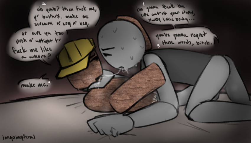 Rule 34 – 2023 2boys anal anal sex angry dom angry sex angry sub choking colored construction helmet degradation degrading dialogue dom/sub english dialogue english text gay gay sex gripping sheets hand on neck hate fuck hate sex hi res high resolution holding head imgoingferal imminent anal imminent anal sex imminent sex large dick larger male laying down laying on back laying on bed male/male male only mannequin mannequin mark (regretevator) missionary missionary anal missionary position on bed precum regretevator roblox self upload shaded size difference smaller male spit trail sweat sweatdrop sweating wallter (regretevator) wood | 9294857