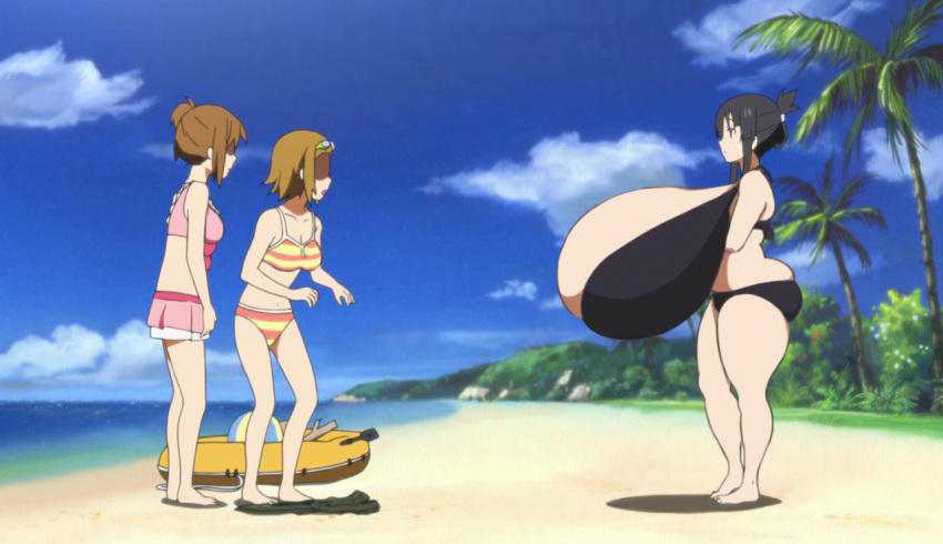 Rule 34 – 3girls breasts bigger than head breasts bigger than torso edit gigantic breasts huge ass hyper hyper breasts k-on! mio akiyama (k-on!) ritsu tainaka (k-on!) screenshot edit swimsuit the tits of mio yui hirasawa (k-on!) | 9266938