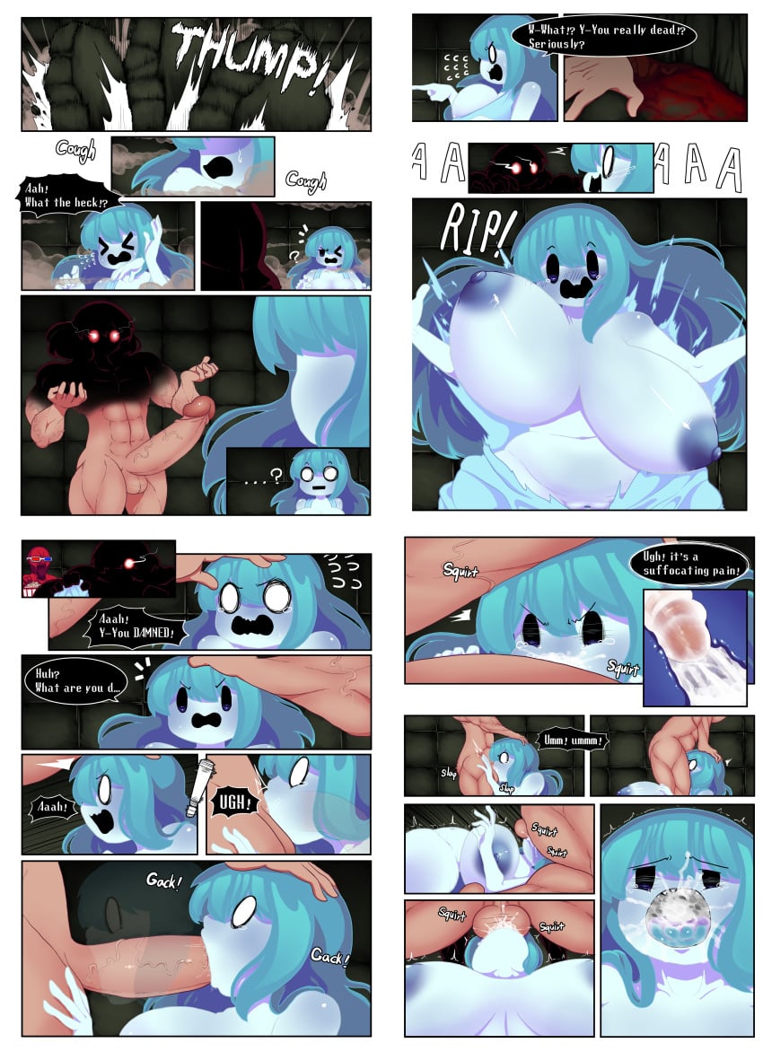 Rule 34 – blowjob breasts clothes ripping cum down throat cum in mouth deepthroat forced oral ghost ghost girl huge breasts monster girl shirt pull spooky’s house of jump scares spooky (shojs) whitewo1f | 9334670