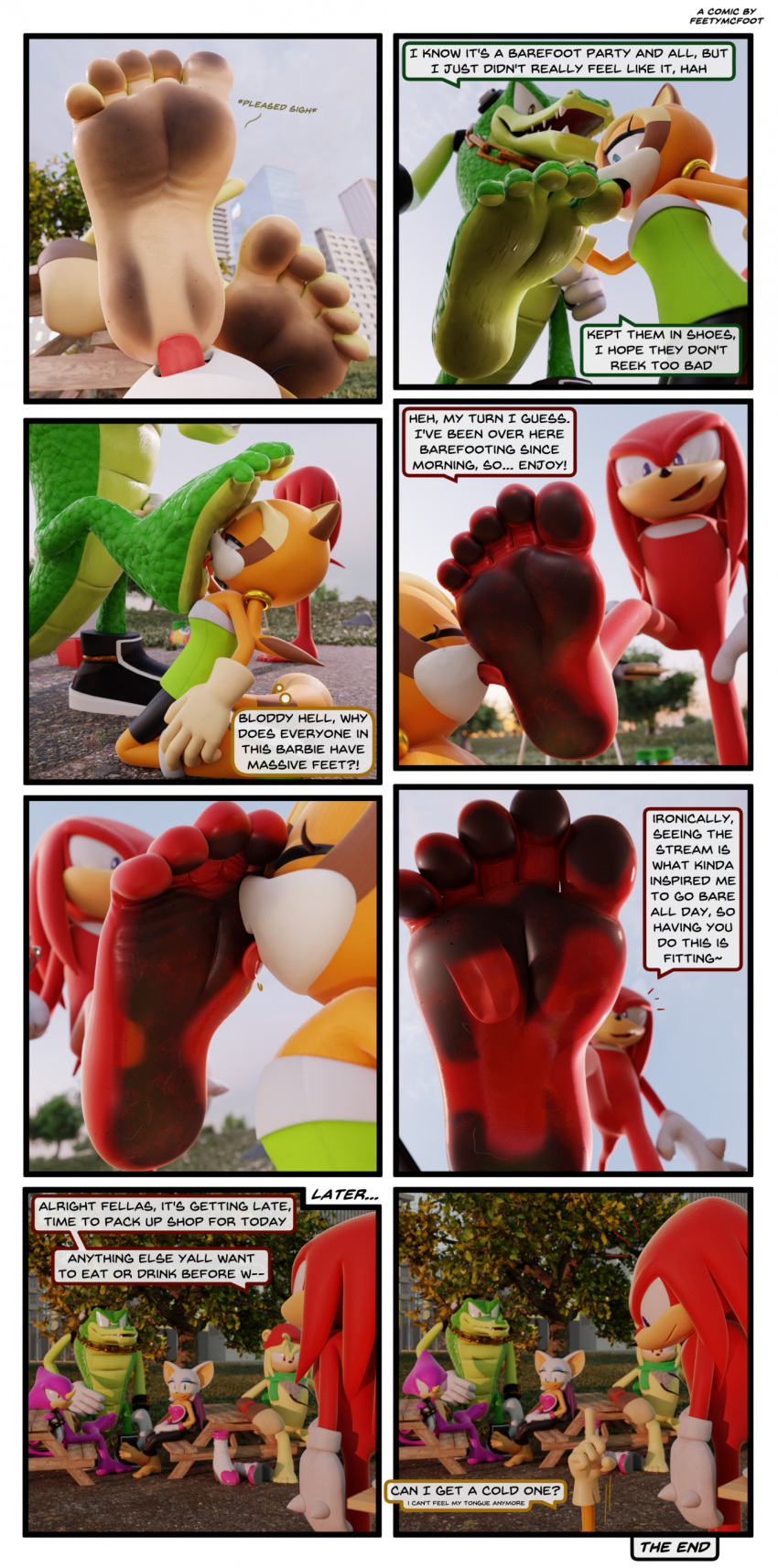 Rule 34 – 3d (artwork) 3drender absurd res accent anthro australian barefoot bark the polar bear big feet blush cleaning feet comic dialogue digital media (artwork) dirty feet dominant dominant male dry mouth duo espio the chameleon exhausted feet feetymcfoot female female licking male foot fetish foot focus foot lick foot on face foot on head foot play furry group hi res humanoid feet humiliation knuckles the echidna licking male male/female male feet marine the racoon outside paws plantigrade presenting rouge the bat sandwiched sega soles sonic the hedgehog (series) submissive submissive female teasing teasing with feet toes tongue tongue bath tongue on foot tongue out vector the crocodile | 9421324