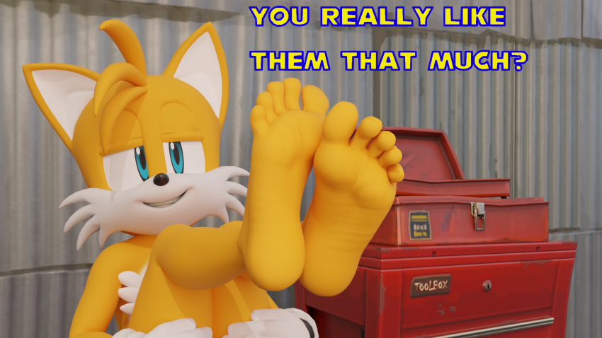 Rule 34 – 3d (artwork) 5 toes anthro canid canine delicious feet delicious soles dialogue digital media (artwork) english text feet foot fetish foot focus fox fuckboy hi res humanoid feet male mammal plantigrade sega solo sonic the hedgehog (series) tails talking to viewer tasty feet tasty soles text toes toolbox twintails3d | 9100147