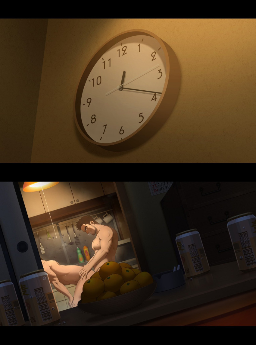 Rule 34 – 2boys alcohol anal bara beard stubble beer black hair chinstrap beard completely nude convenient censoring facial hair fellatio food from below fruit gay gay sex highres kotatsu male/male male focus male on male mandarin orange mature male multiple boys new year nude oral original oro9 paid reward available perspective sex short hair smirk smoking solo focus spiked hair standing standing sex stubble table under kotatsu under the table yaoi | 9447354