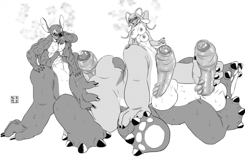 Rule 34 – 1boy 1girls 2019 4 breasts 4 fingers 6 arms abs alien angel (lilo and stitch) antennae ass back markings balls bodily fluids breasts butt grab chest markings claws digital media (artwork) disney duo duo focus ears down experiment (species) female foreskin genital fluids greyscale half-closed eyes hand behind head hand on butt handjob lilo and stitch long body looking pleasured male markings matsumotoshao monochrome multi arm multi balls multi breast multi leg multi limb multi penis multi taur muscular muscular male nipples notched ear nude partially retracted foreskin pawpads penile penis penis grab pivoted ears precum sex simple background stitch sweat taur triphallia uncircumcised what white background | 3282154